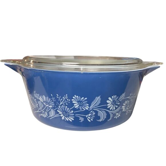 Pyrex colonial mist vintage casserole . 475B - Picture 2 of 5